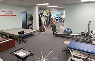 Inside the Made to Move Physical Therapy office