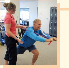 Made to Move Therapist working with a client